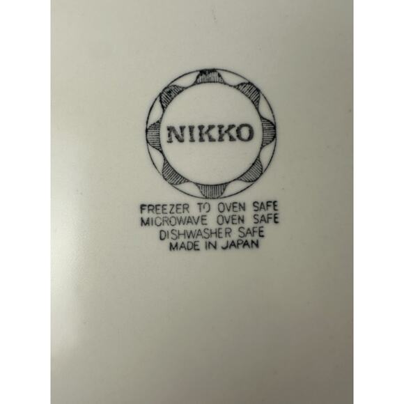 VTG Floral Platter Colorstone Nikko 12" Orange Yellow Floral Retro Plate - Picture 6 of 9